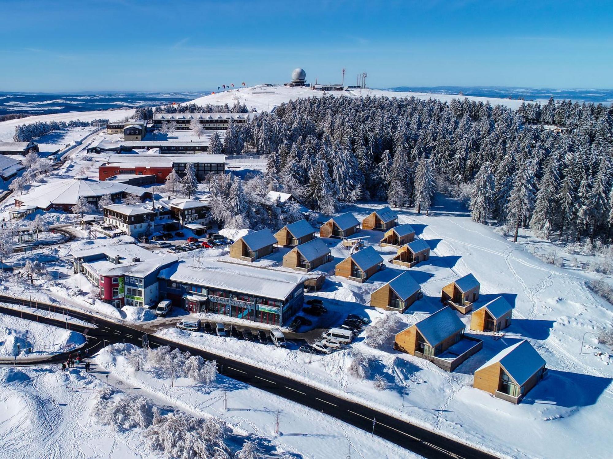 Berghotel Deutscher Flieger Wasserkuppe Gersfeld Bagian luar foto