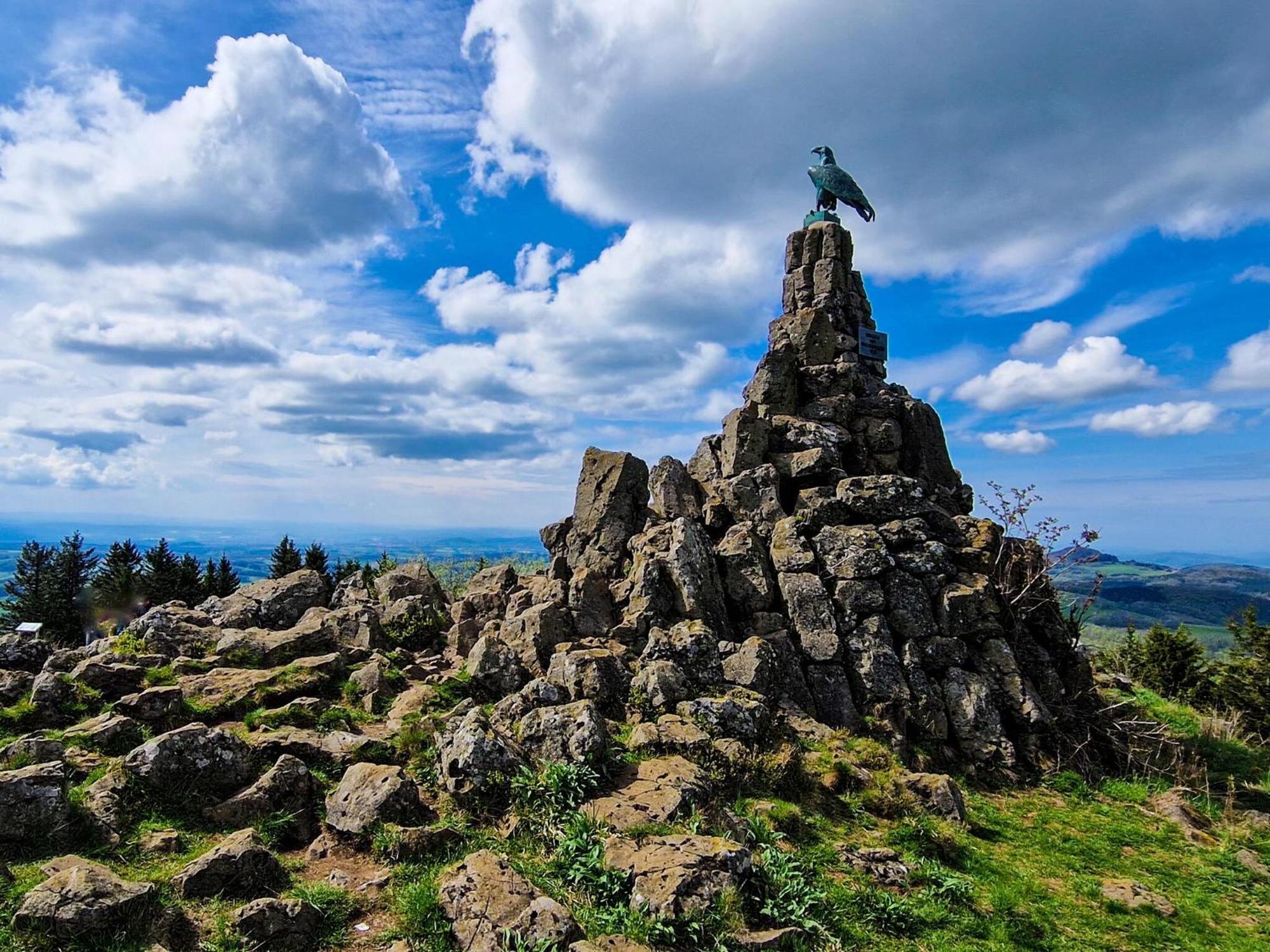 Berghotel Deutscher Flieger Wasserkuppe Gersfeld Bagian luar foto