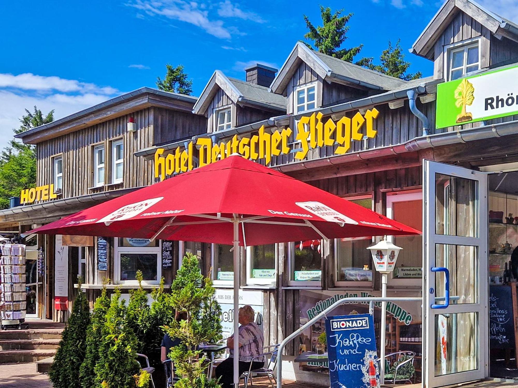 Berghotel Deutscher Flieger Wasserkuppe Gersfeld Bagian luar foto